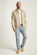 Aviator Linen Cotton Bomber