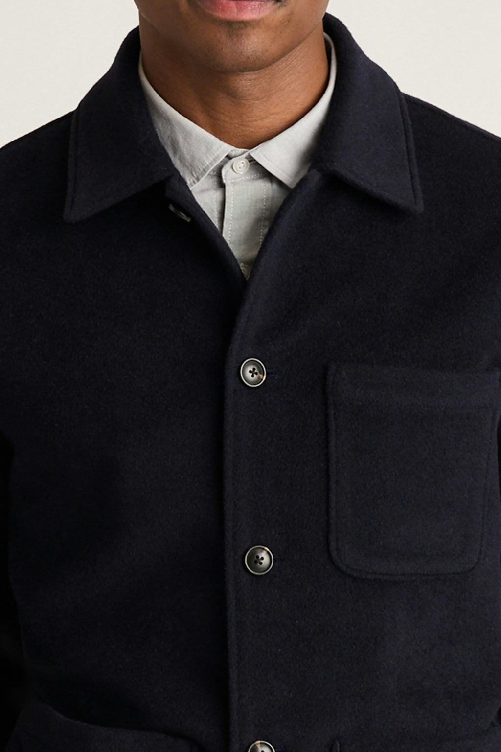 Wool Cashmere Chore Jacket