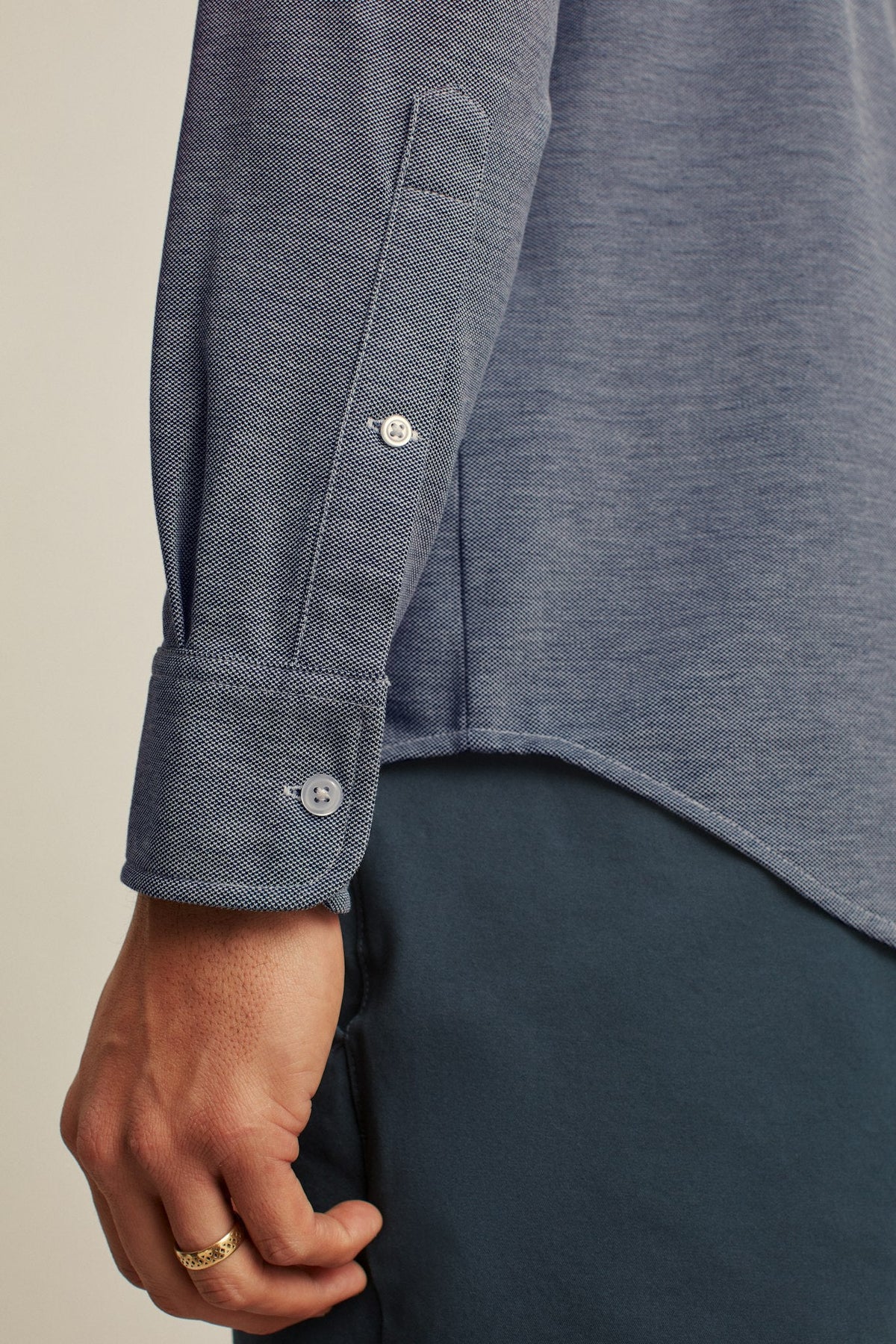 Knit Oxford Shirt
