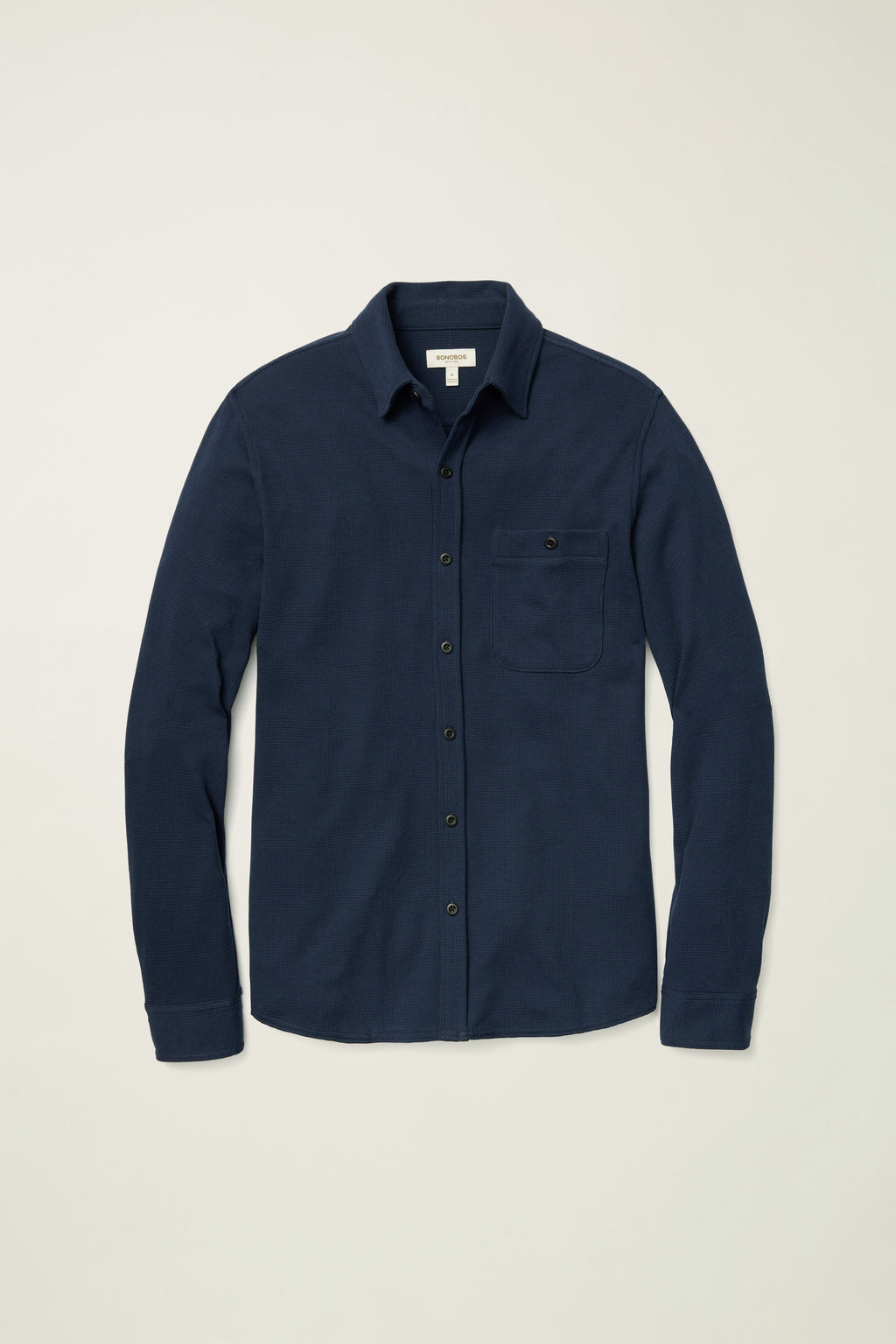 Waffle Button Down Shirt