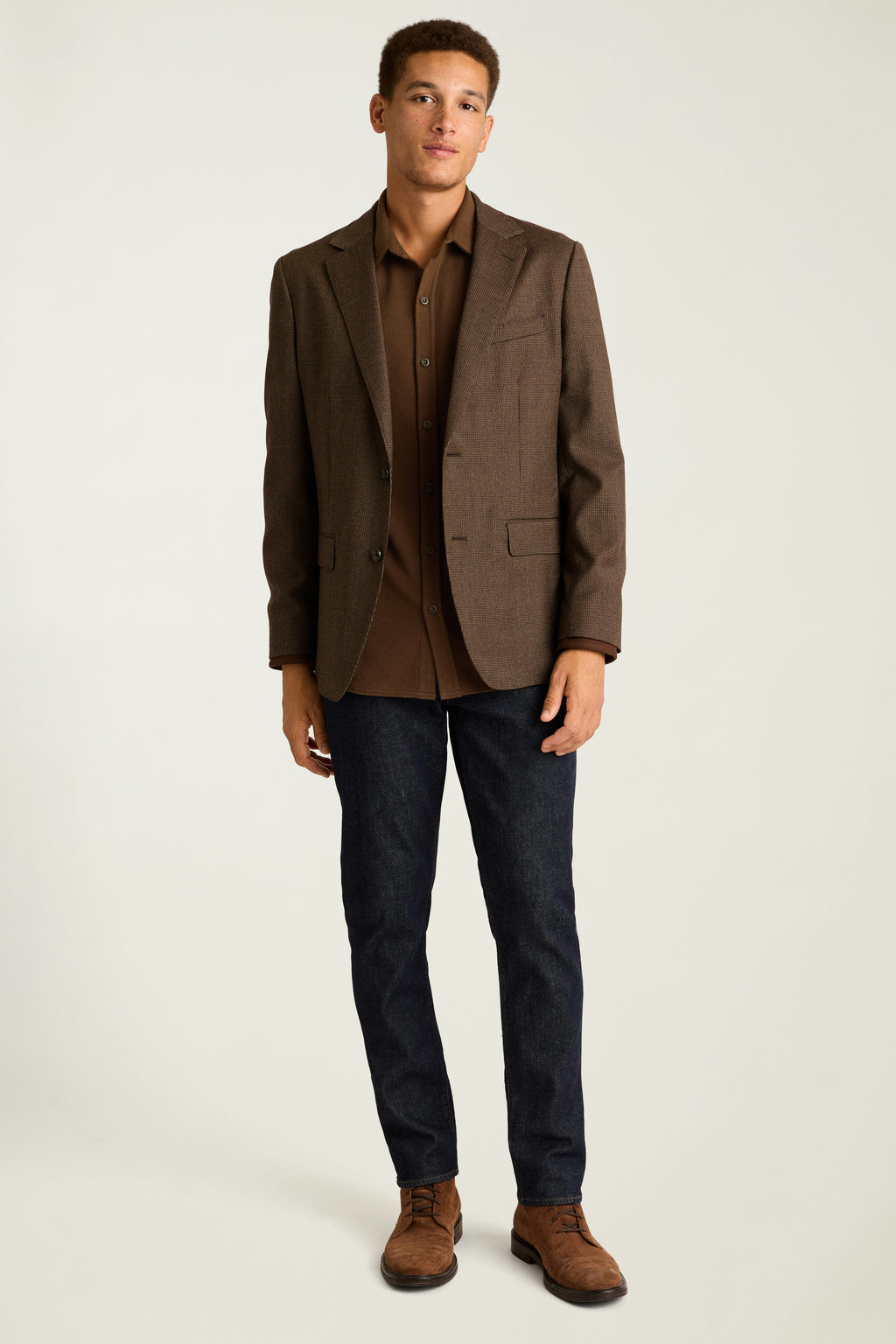 Waffle Button Down Shirt