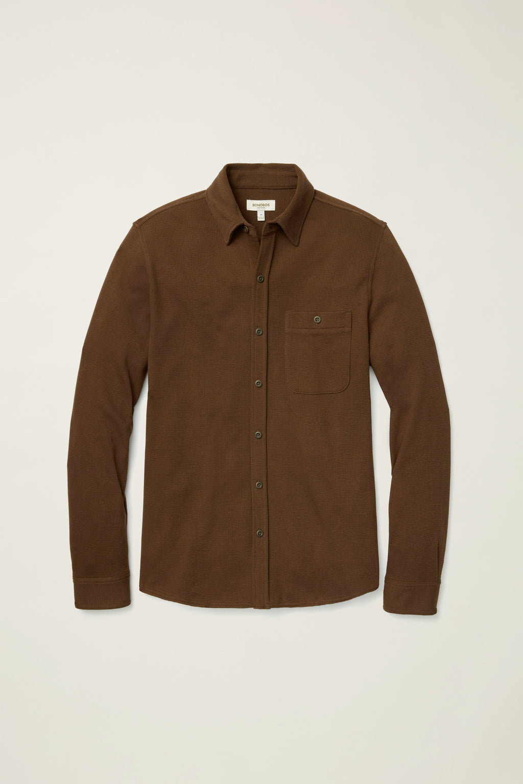Waffle Button Down Shirt