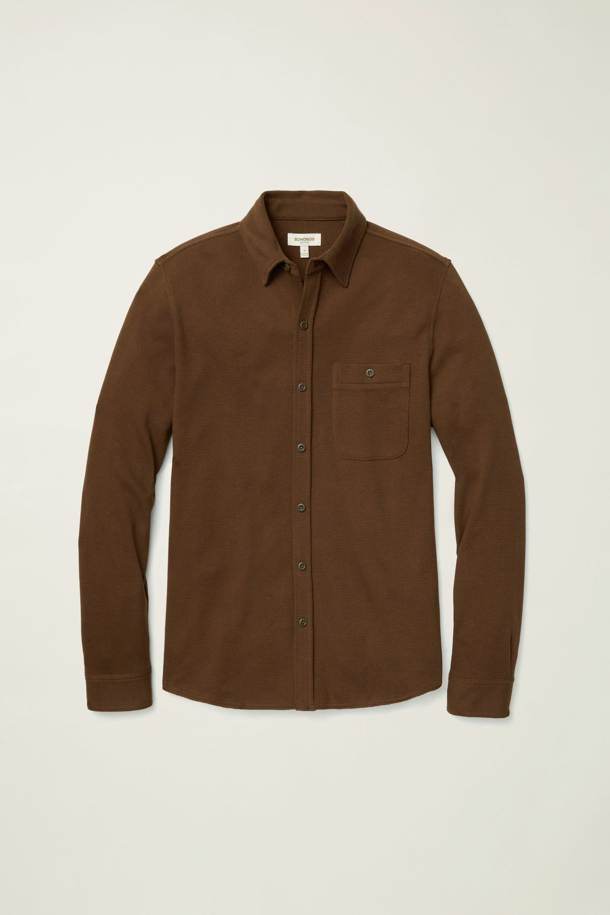 Waffle Button Down Shirt