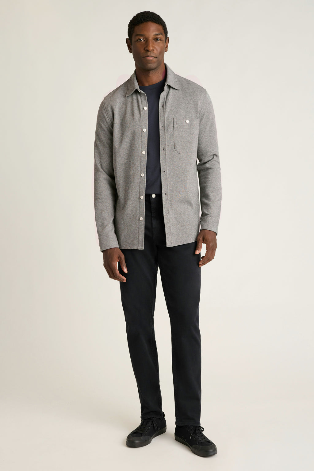 Waffle Button Down Shirt