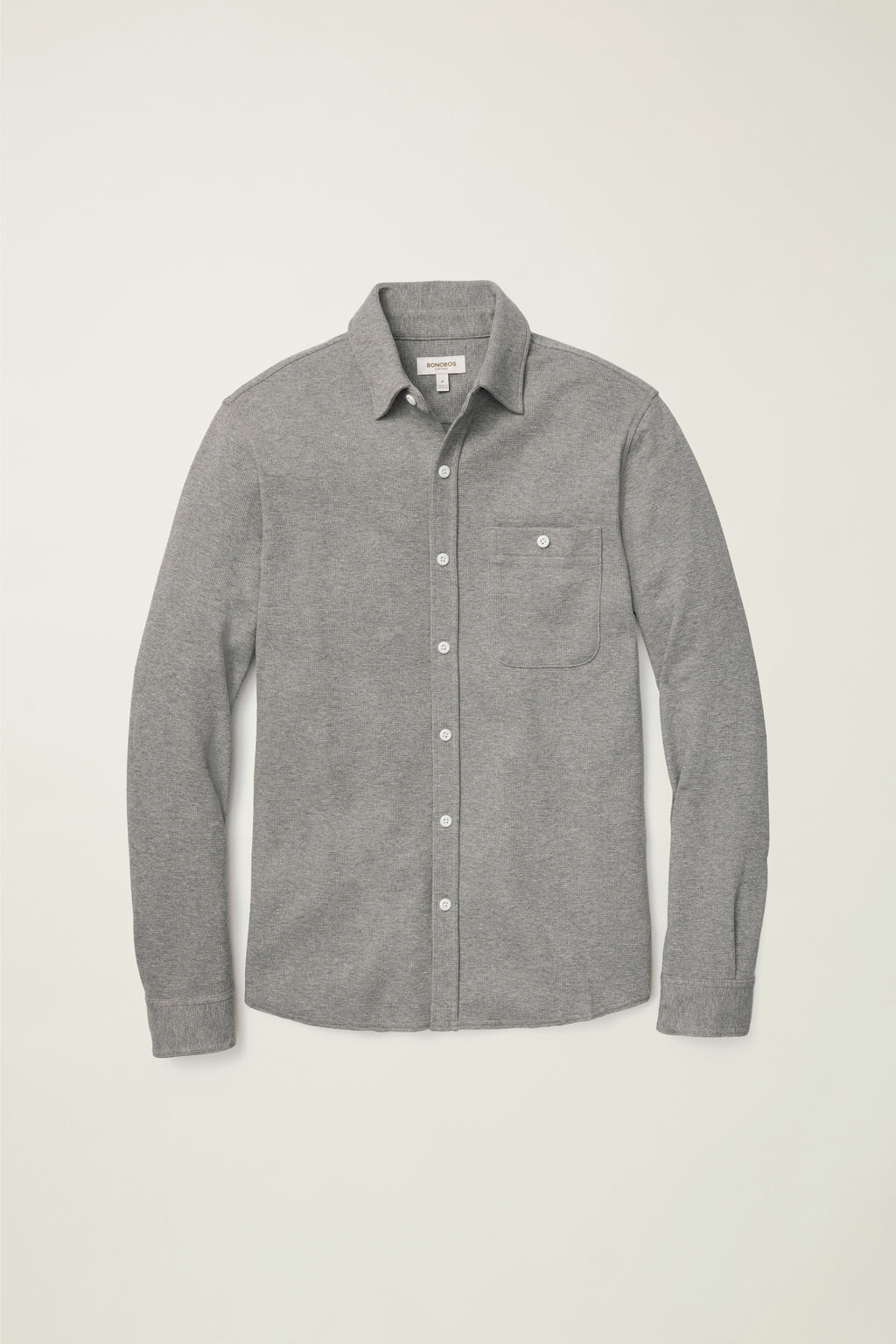 Waffle Button Down Shirt