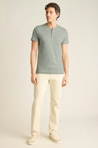 Pima Performance Short Sleeve Henley