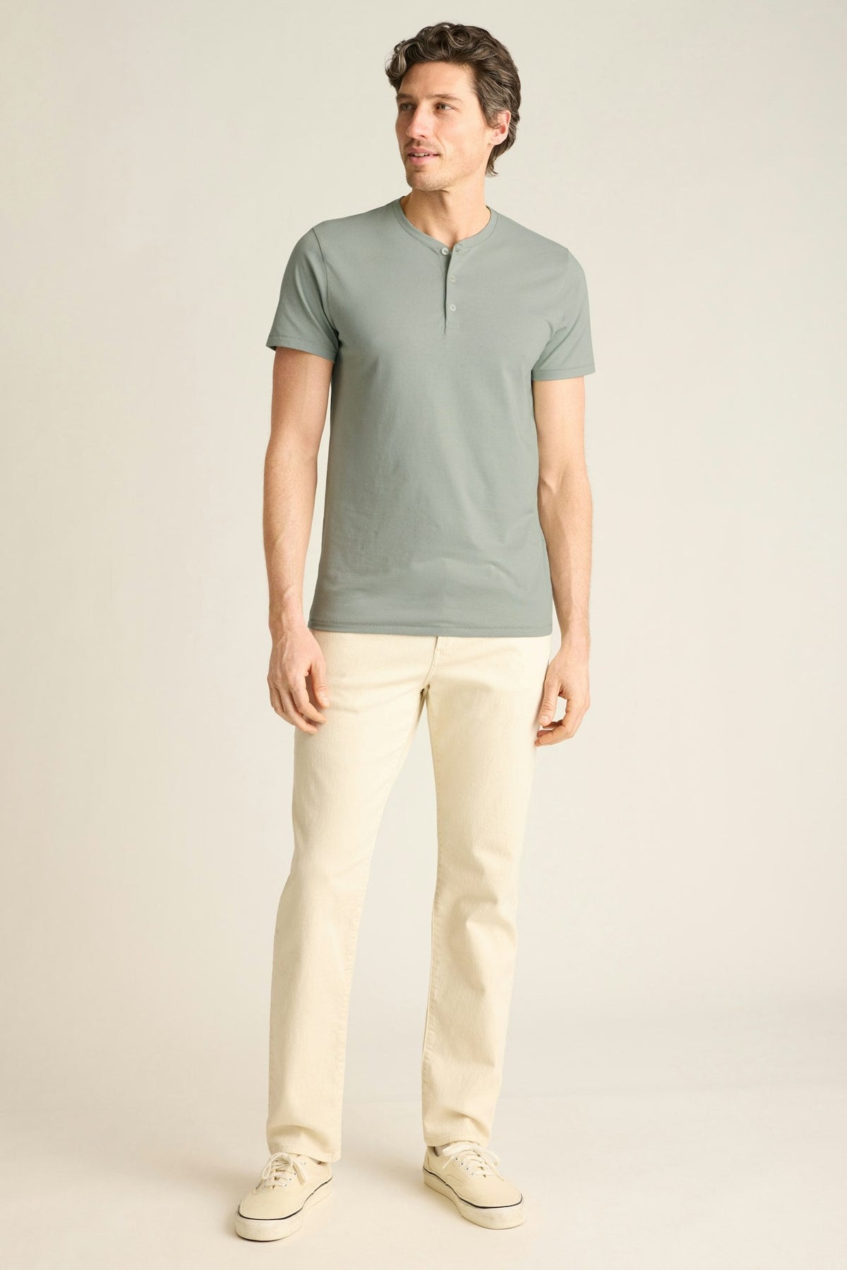 Pima Performance Short Sleeve Henley