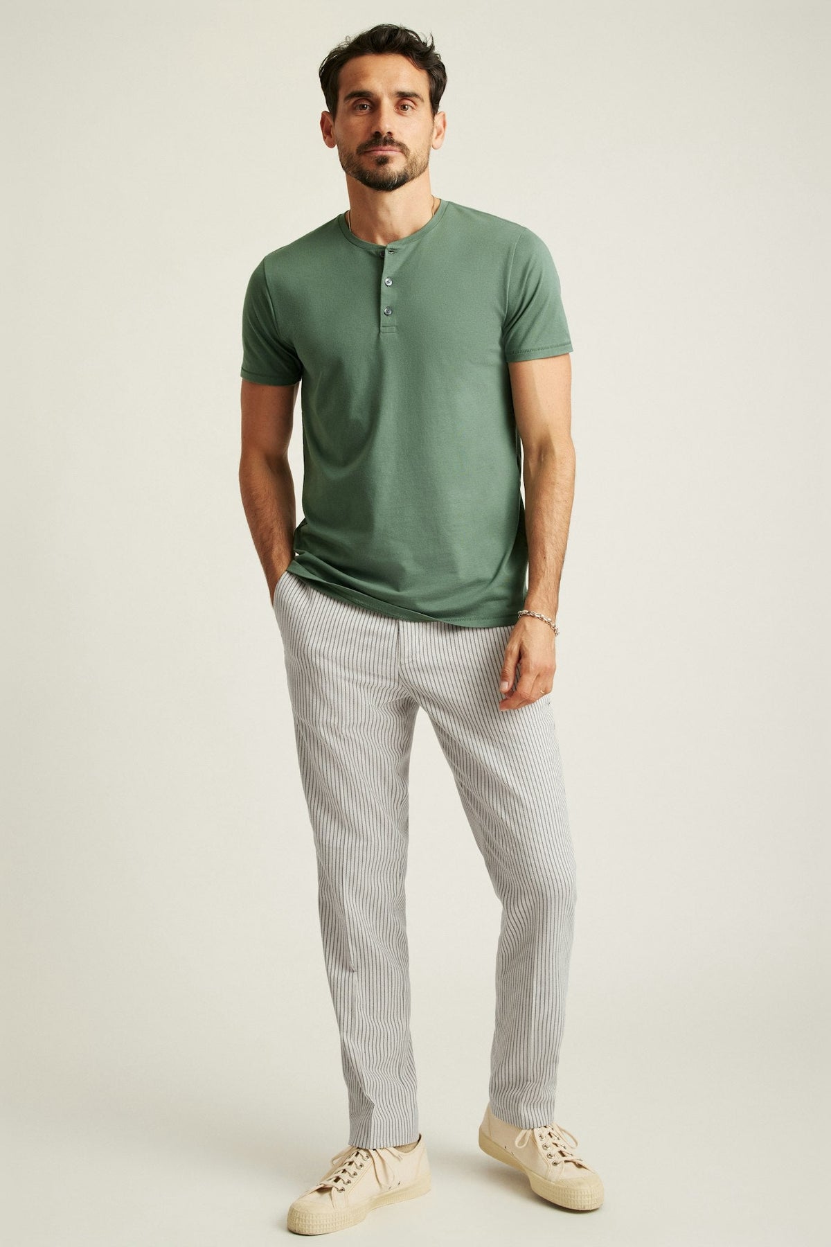 Pima Performance Short Sleeve Henley