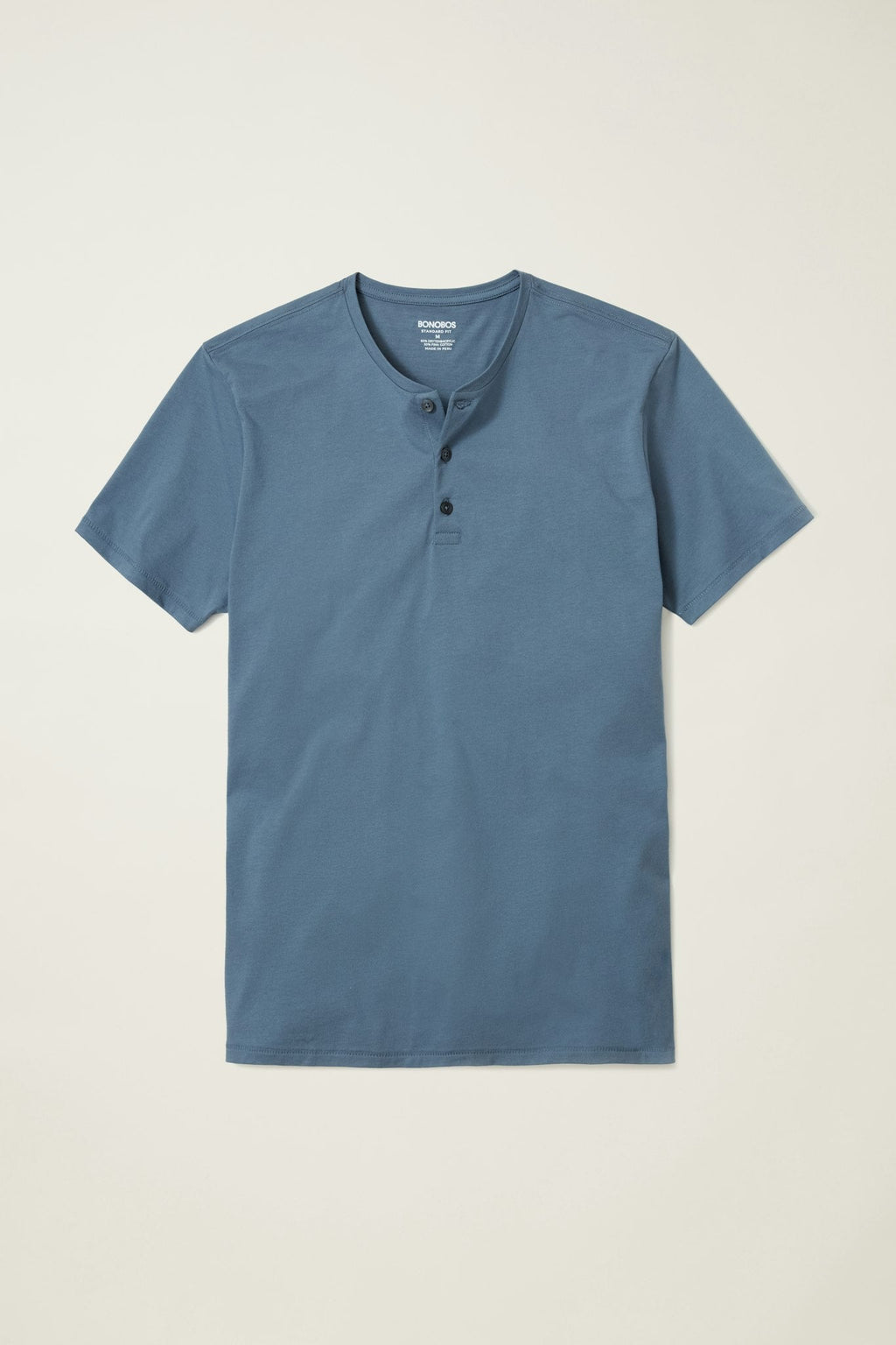 Pima Performance Short Sleeve Henley