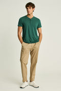 Pima Performance Short Sleeve Henley