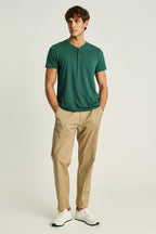 Pima Performance Short Sleeve Henley