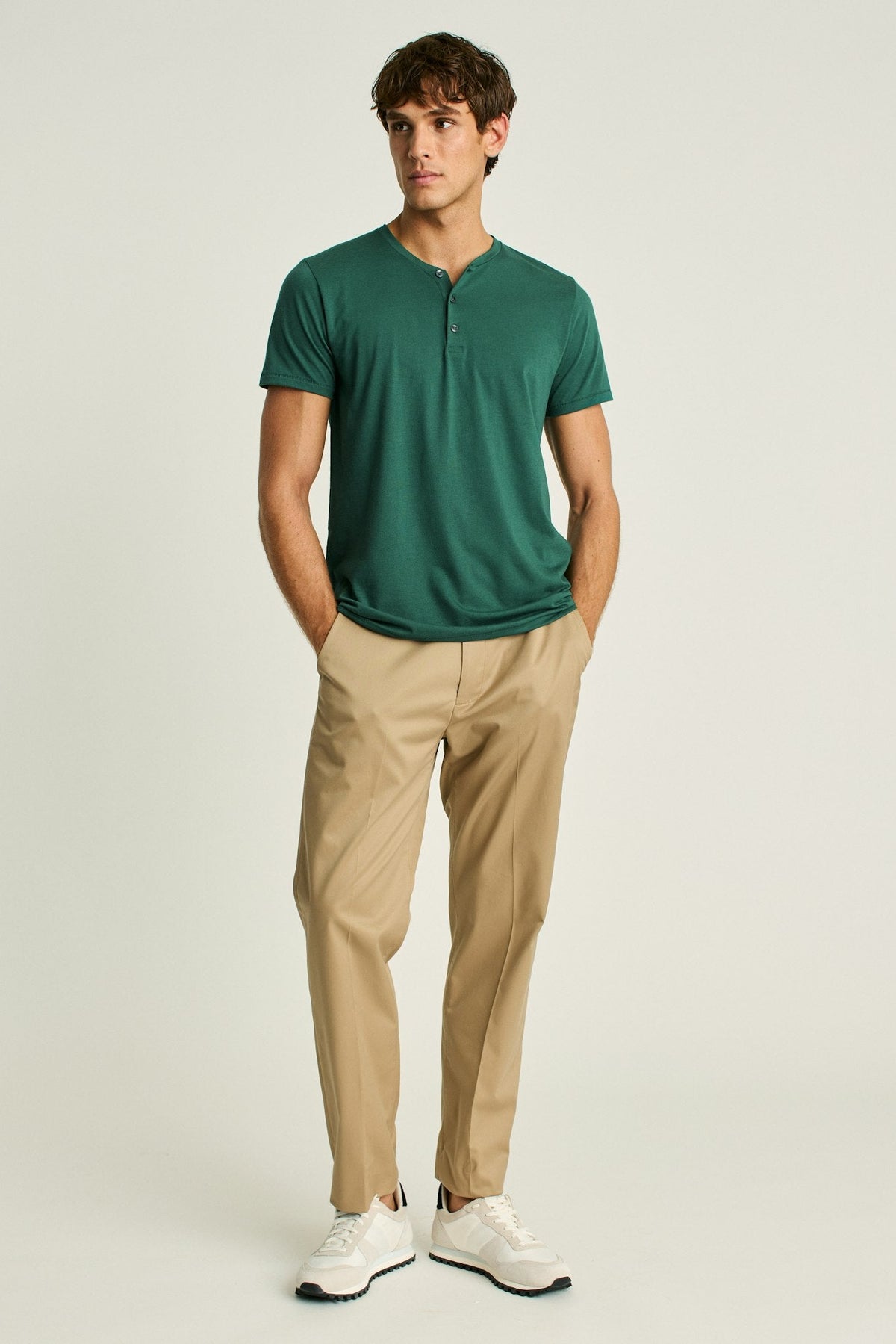 Pima Performance Short Sleeve Henley