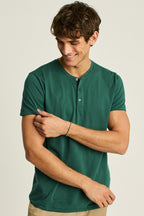 Pima Performance Short Sleeve Henley
