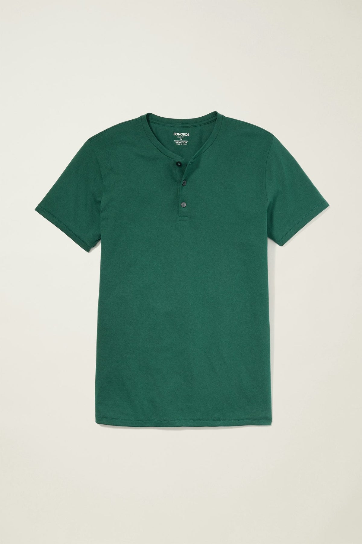 Pima Performance Short Sleeve Henley