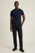 Pima Performance Short Sleeve Henley