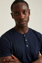 Pima Performance Short Sleeve Henley