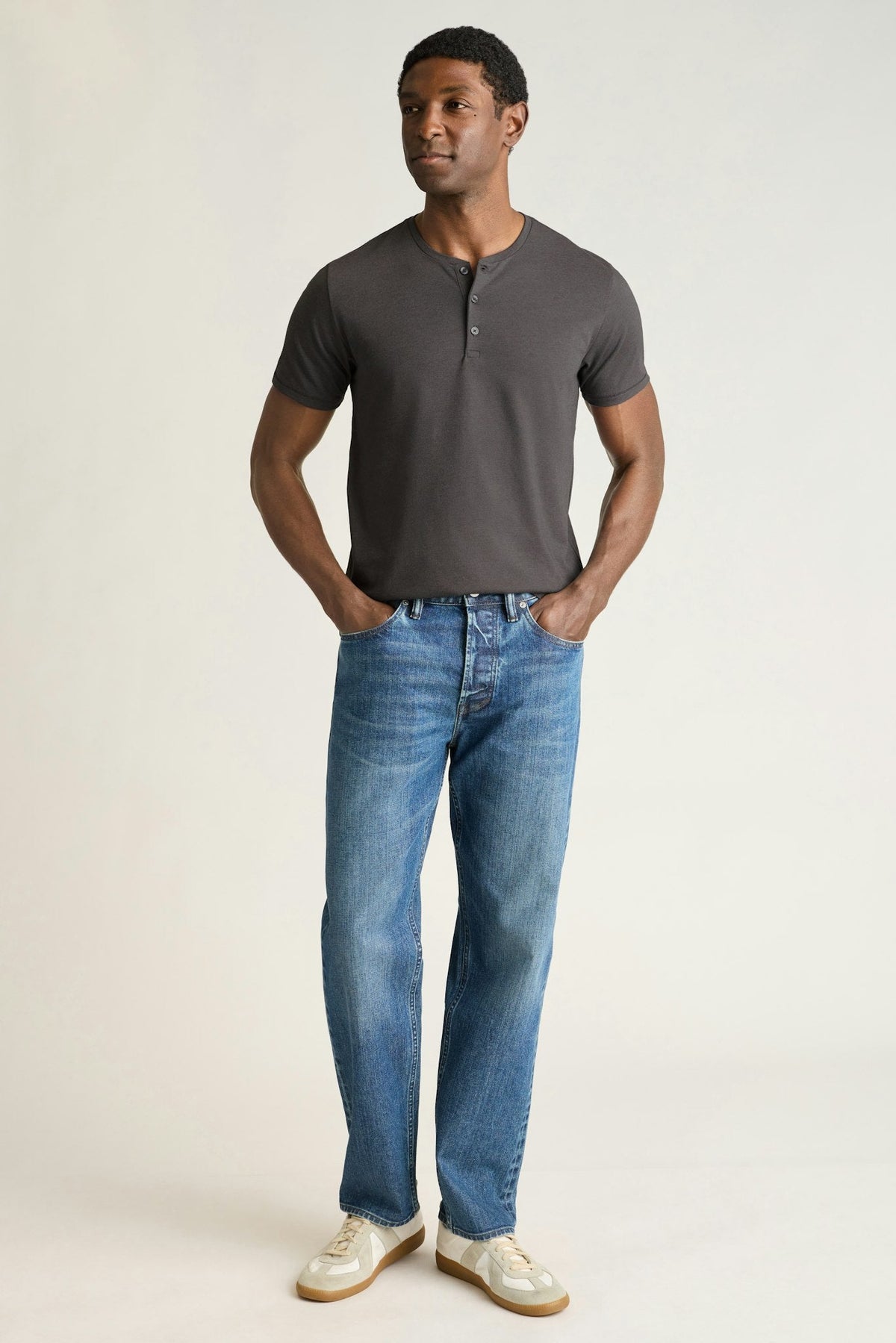 Pima Performance Short Sleeve Henley