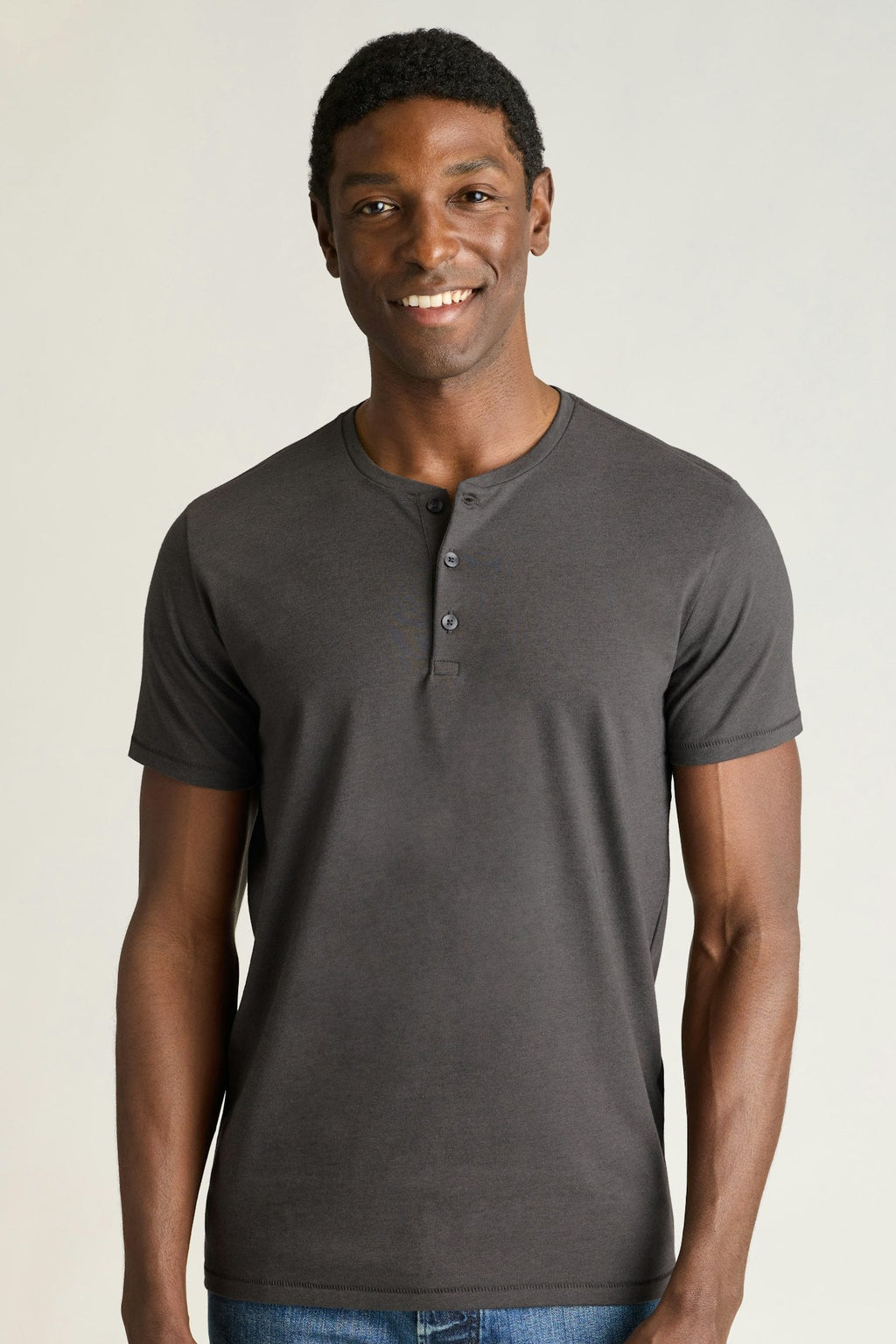 Pima Performance Short Sleeve Henley
