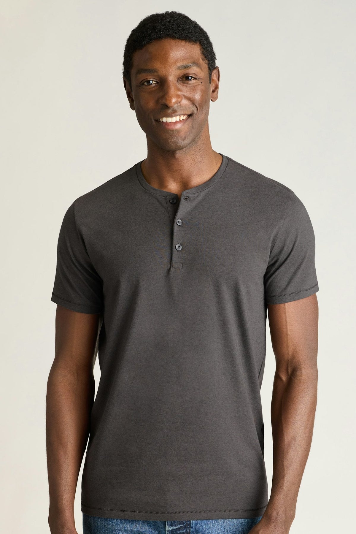 Pima Performance Short Sleeve Henley