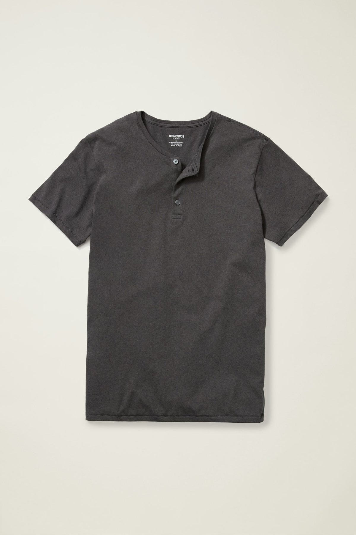Pima Performance Short Sleeve Henley