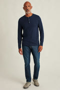Pima Performance Long Sleeve Henley