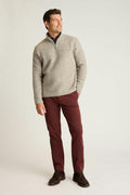 Italian Wool Fleece Quarter Zip