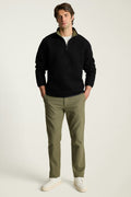 Italian Wool Fleece Quarter Zip
