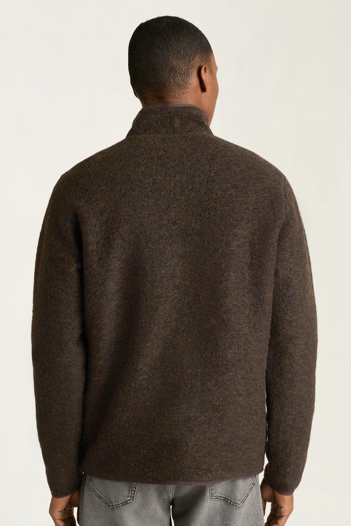 Italian Wool Fleece Quarter Zip