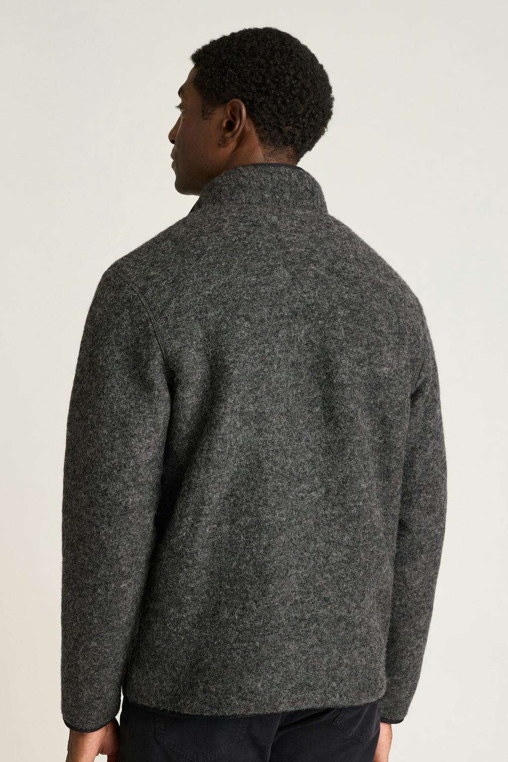 Italian Wool Fleece Quarter Zip