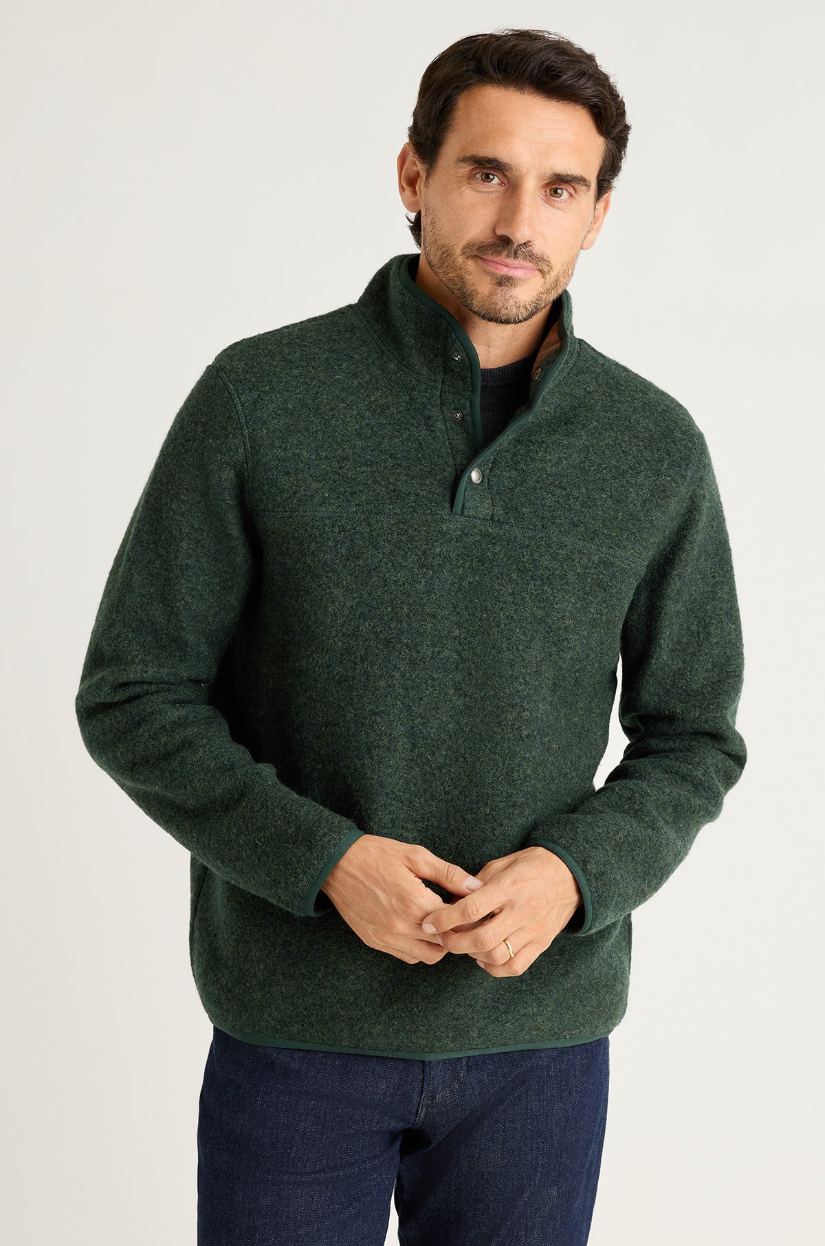 Italian Wool Fleece Pullover