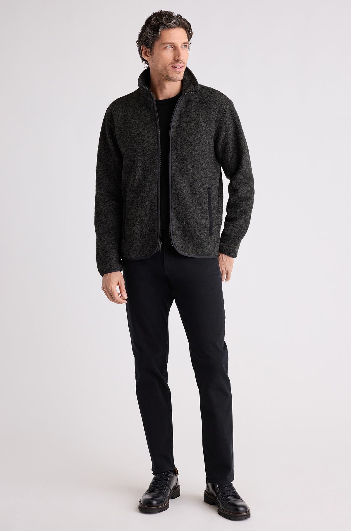 Italian Wool Fleece Jacket