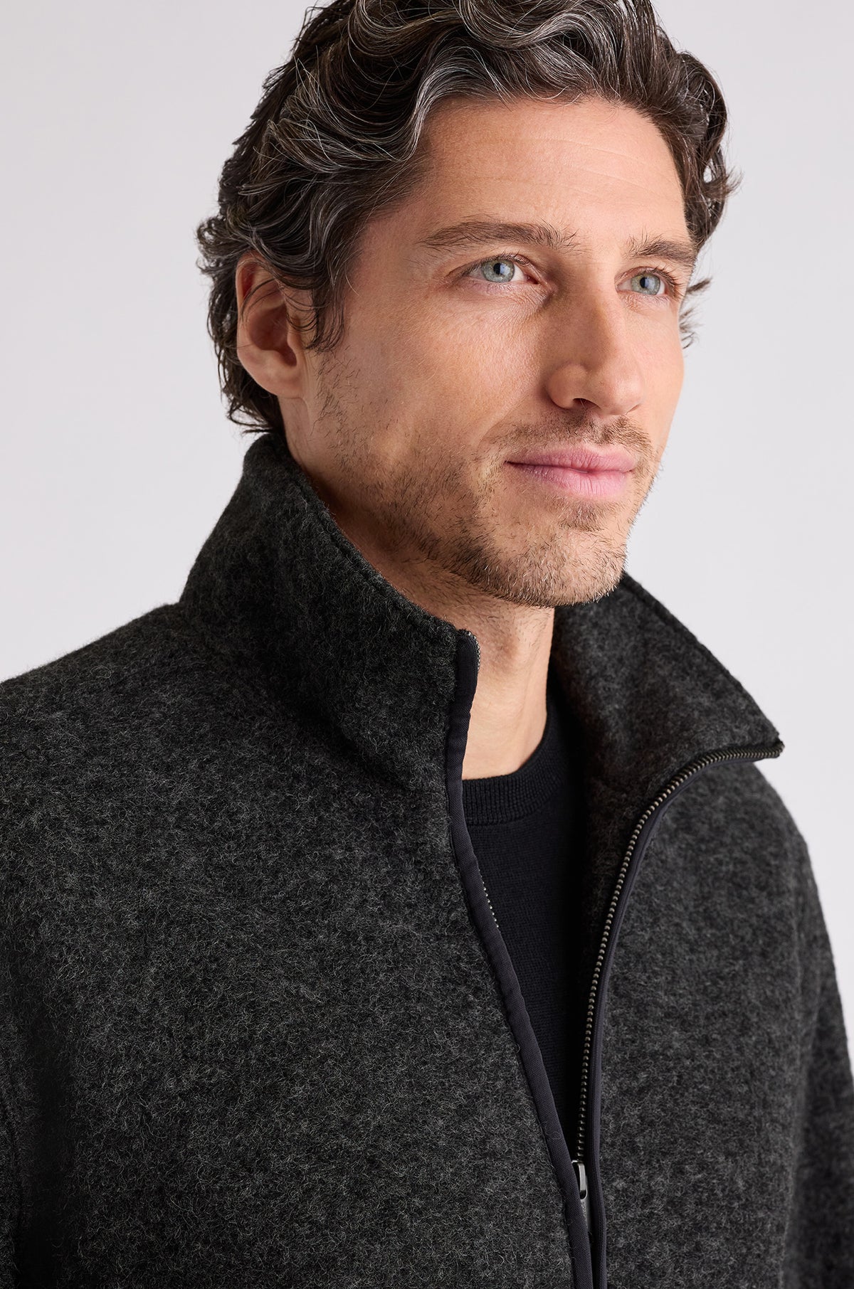 Italian Wool Fleece Jacket
