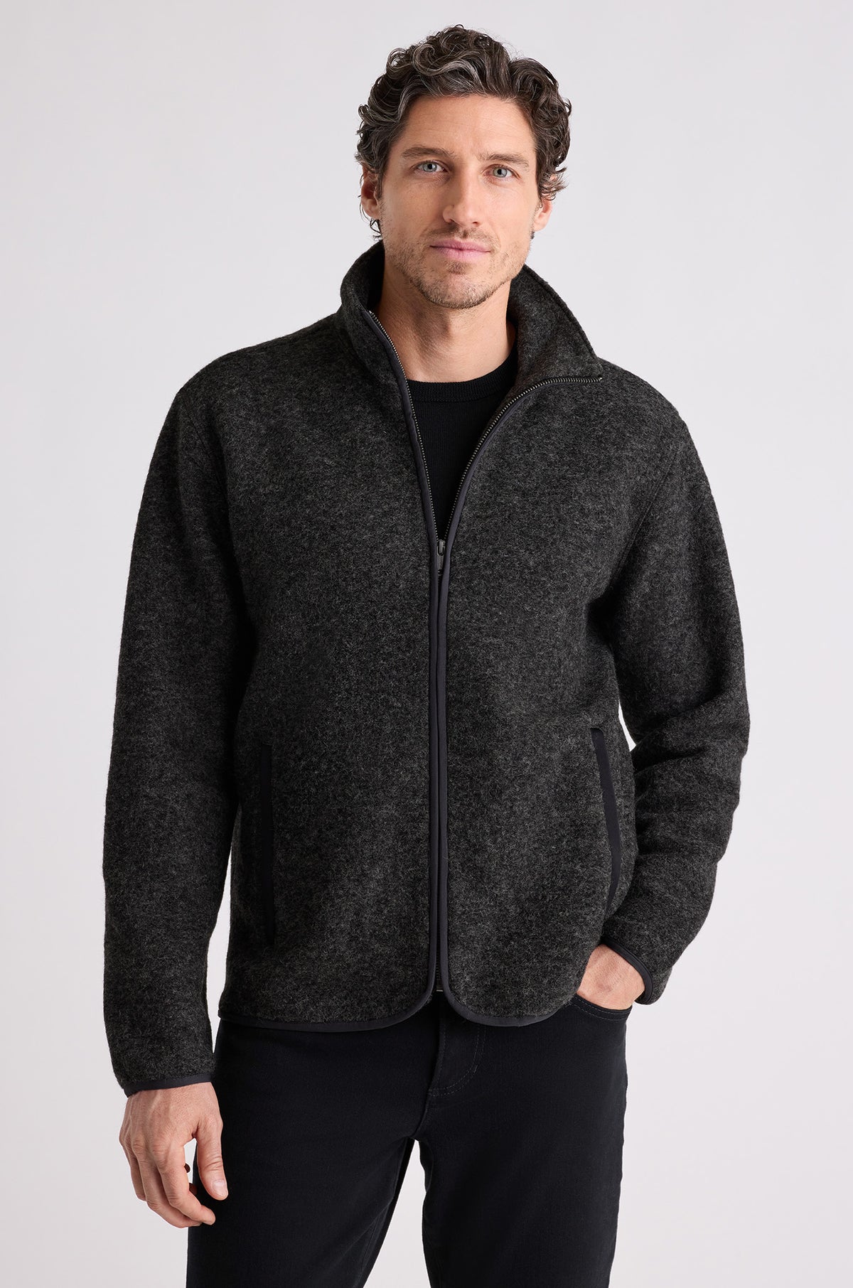 Italian Wool Fleece Jacket