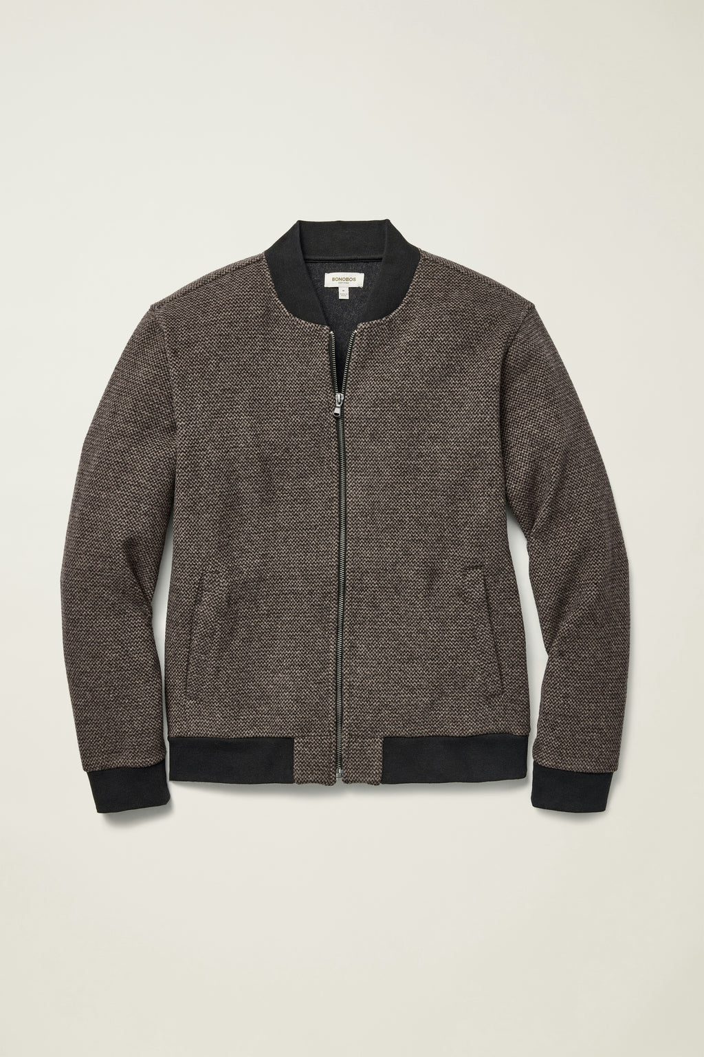 Wool Blend Sweater Bomber
