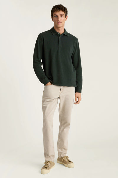 Refined Long Sleeve Polo
