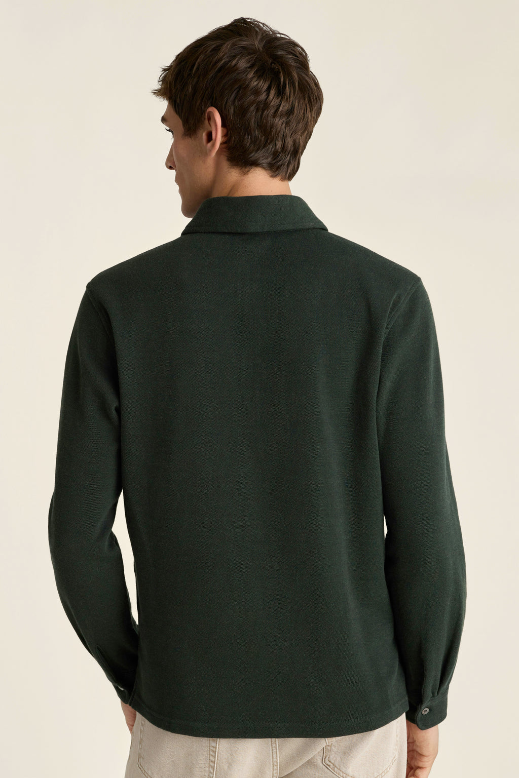 Refined Long Sleeve Polo