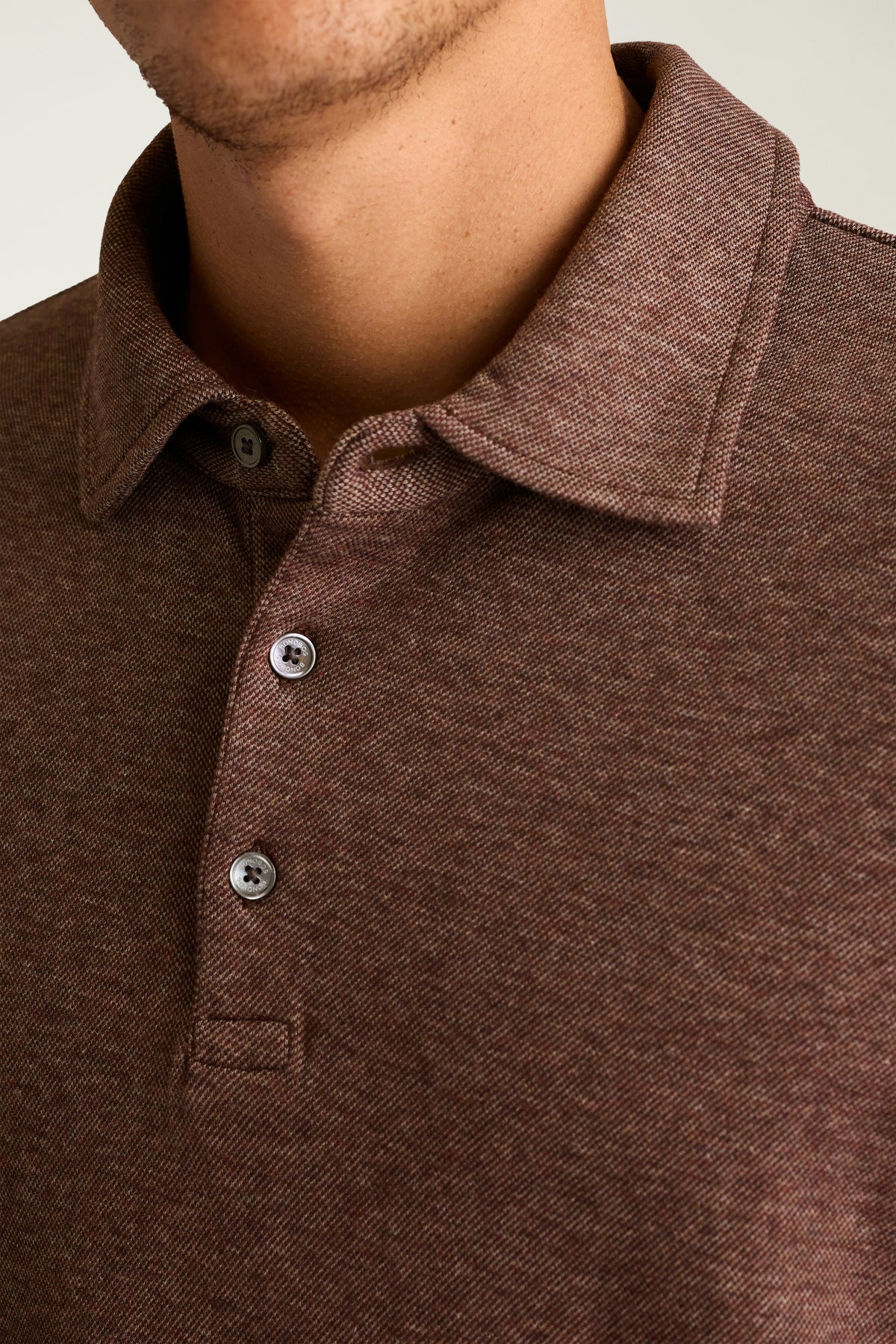 Refined Long Sleeve Polo