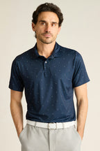 Performance Golf Polo - navy hole in one