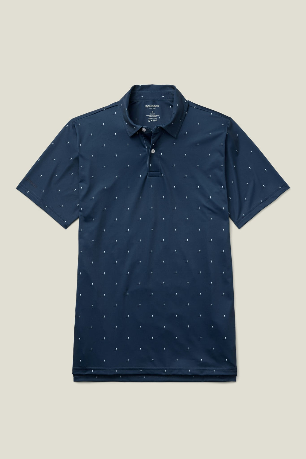 Performance Golf Polo - navy hole in one