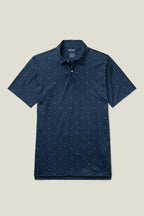 Performance Golf Polo - navy hole in one