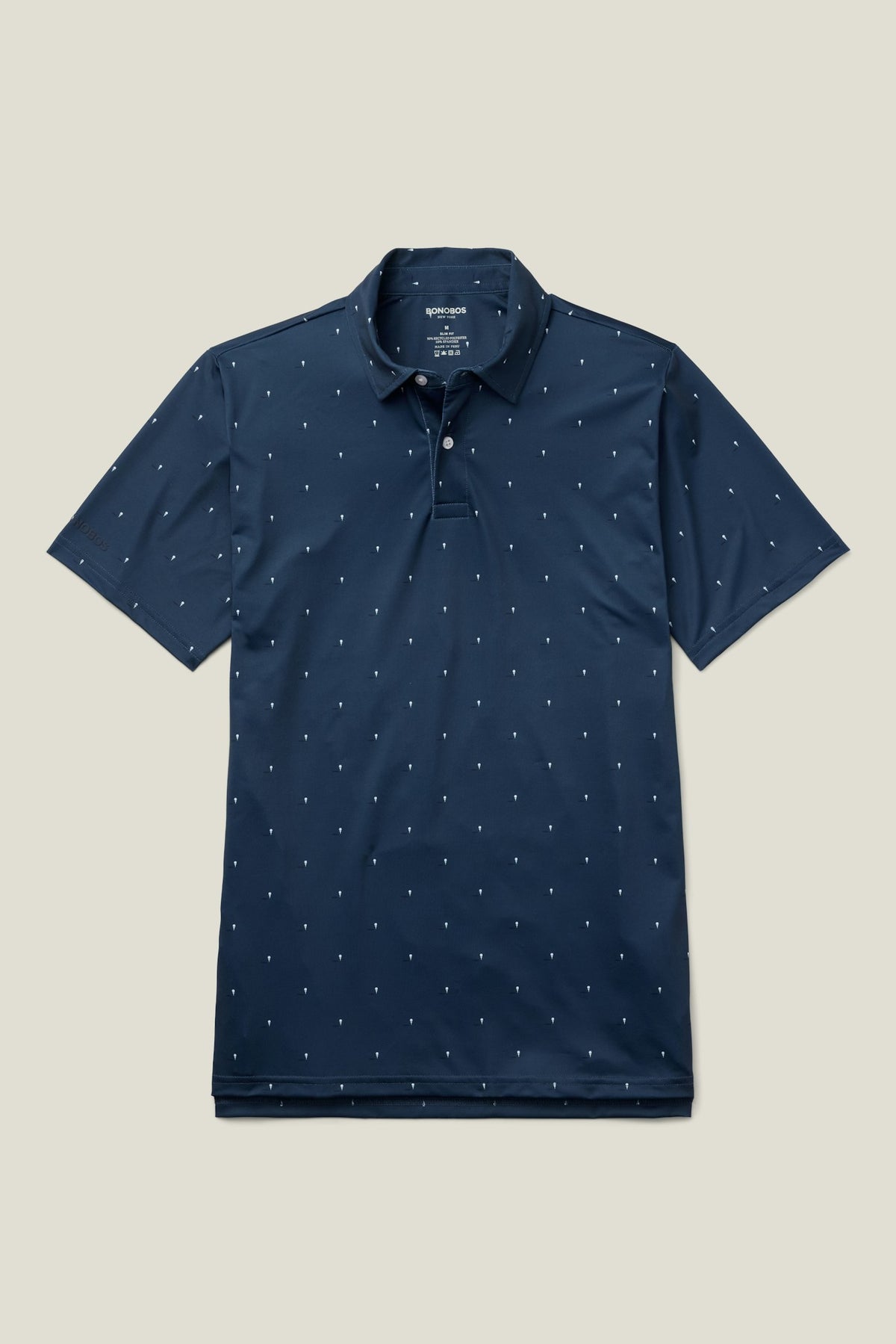 Performance Golf Polo - navy hole in one