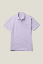 Performance Golf Polo - purple stripe