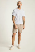 Linen Crew Neck Tee