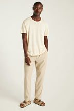 Linen Crew Neck Tee