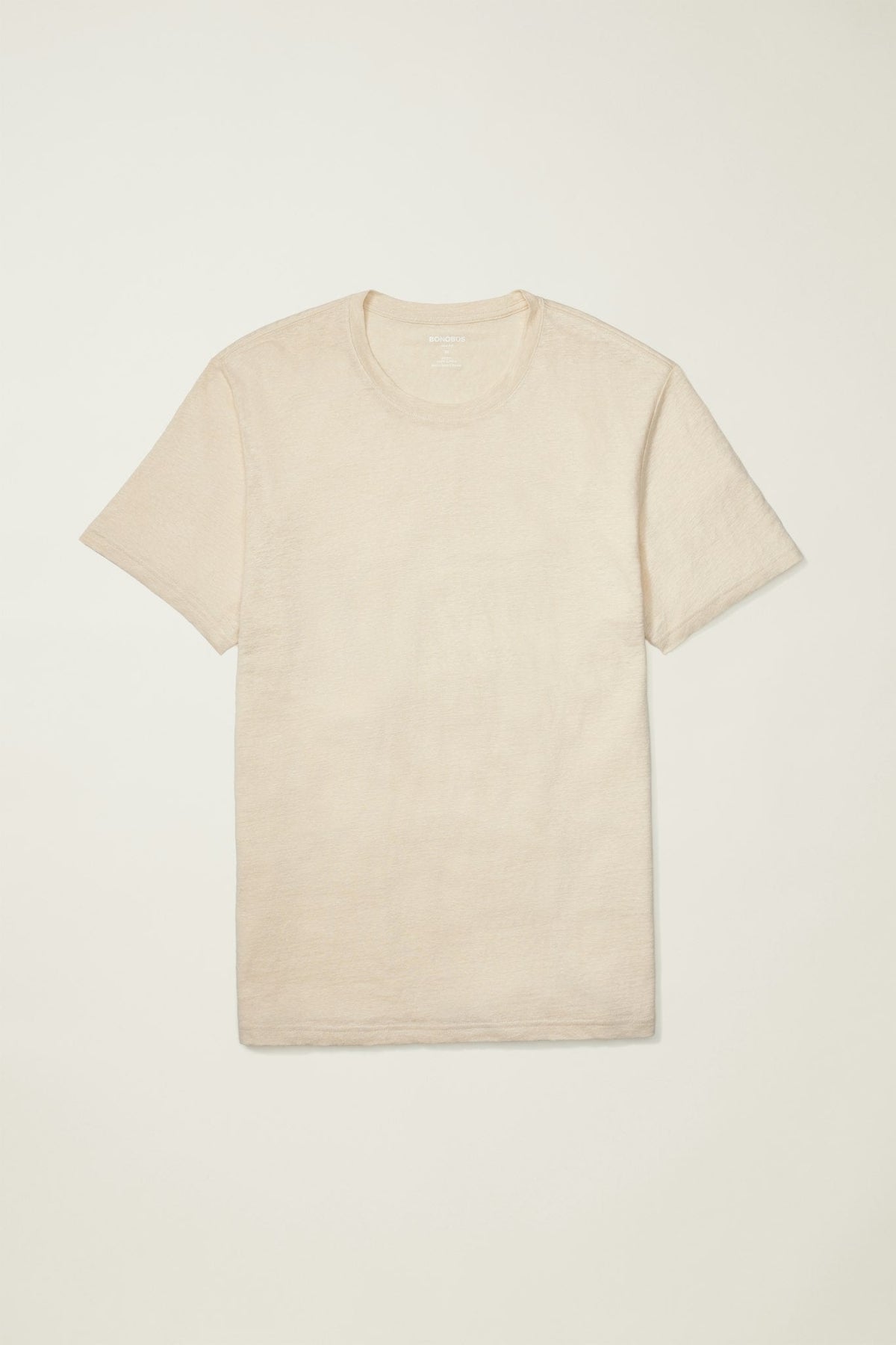 Linen Crew Neck Tee