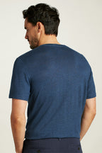 Linen Crew Neck Tee