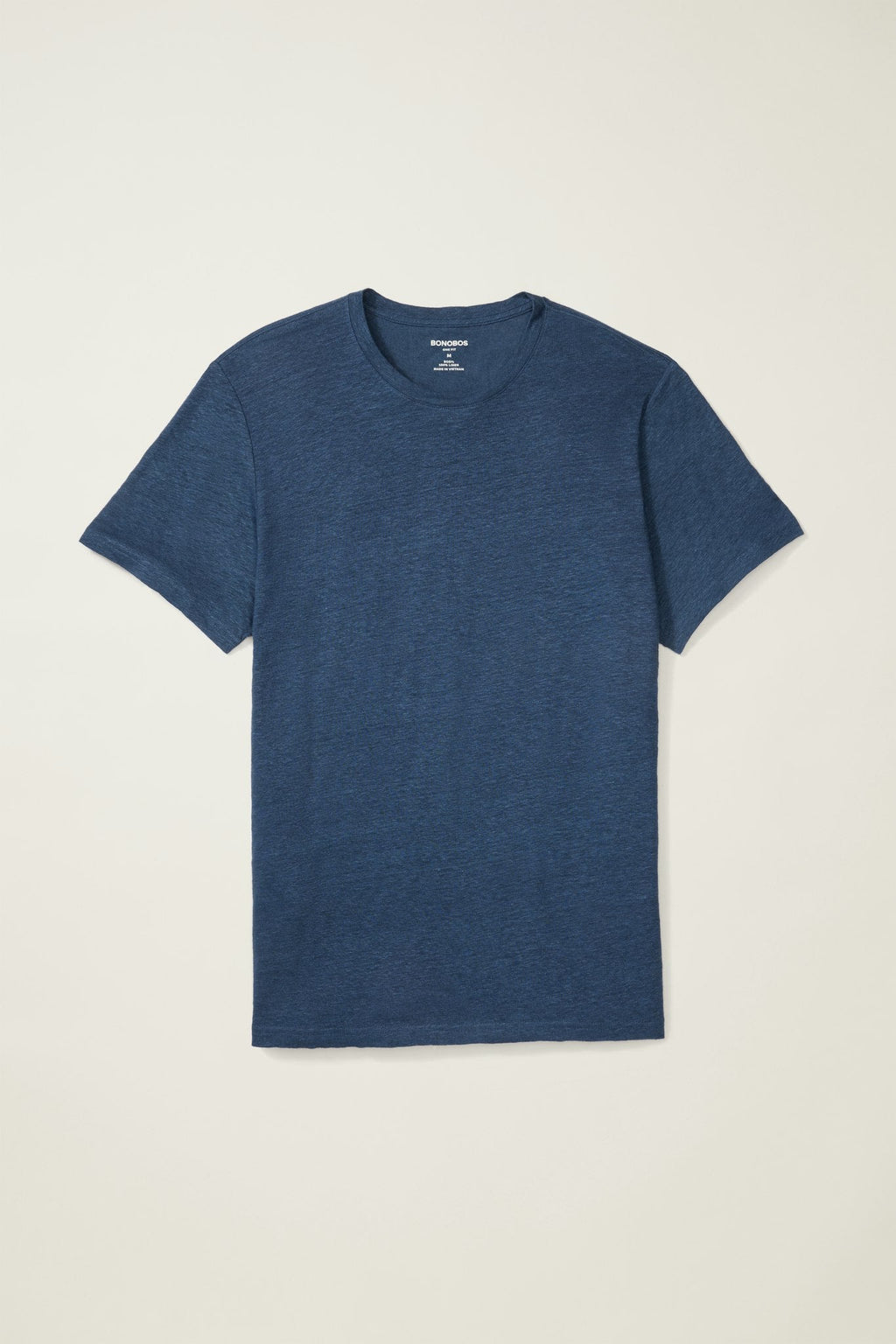 Linen Crew Neck Tee