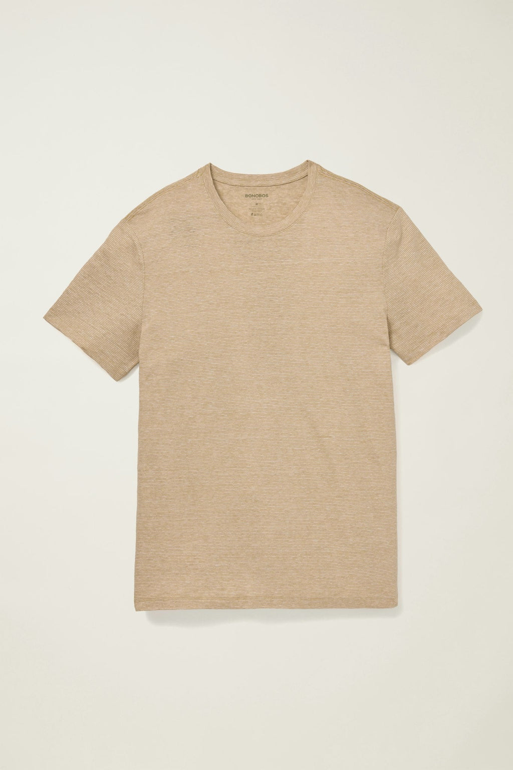 Linen Crew Neck Tee