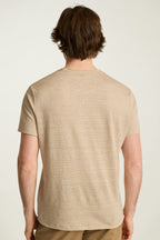 Linen Crew Neck Tee