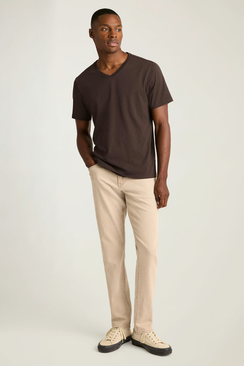 Forever Soft Cotton  V-Neck Tee